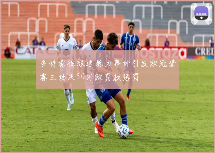 多特蒙德球迷暴力事件引发欧冠禁赛三场及50万欧罚款惩罚